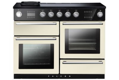 Piano de cuisson induction FALCON NEXUS STEAM 110 IVOIRE CHROME SATINÉ