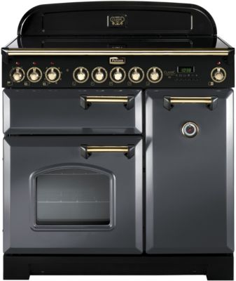 Piano de cuisson induction FALCON CLASSIC DELUXE 90 ARDOISE LAITON