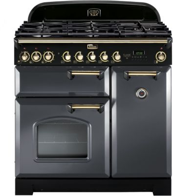 Piano de cuisson gaz FALCON CLASSIC DELUXE 90 ARDOISE CHROME