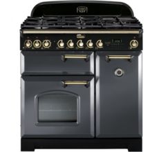 Piano de cuisson gaz FALCON CLASSIC DELUXE 90 ARDOISE CHROME