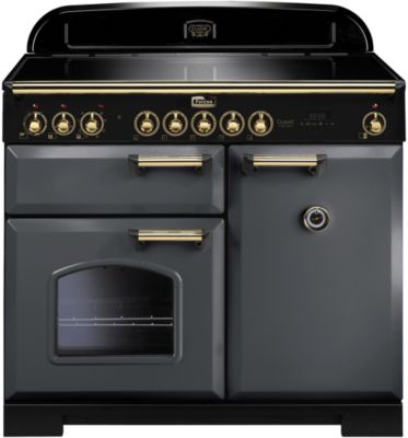 Piano de cuisson induction FALCON CLASSIC DELUXE 100 ARDOISE LAITON