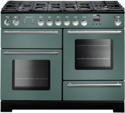 Piano de cuisson gaz FALCON INFUSION 110 VERT MINERAL MAT CHROME