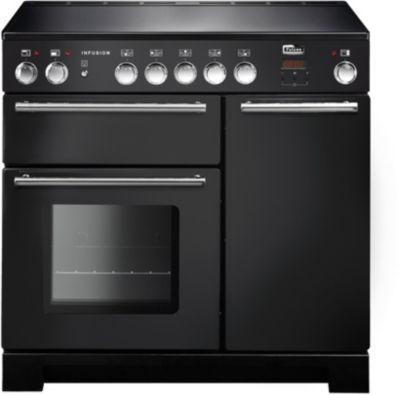 Piano de cuisson induction FALCON INFUSION 90 CHARBON MAT SATINE CHROME