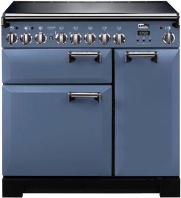 Piano de cuisson induction FALCON LECKFORD DELUXE TAB IND 90 CM ROCHE BLEU