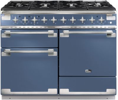 Piano de cuisson gaz FALCON ELISE 110 ROCHE BLEUE NICKEL BROSSÉ