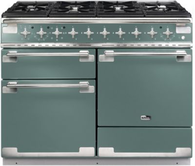 Piano de cuisson gaz FALCON ELISE 110 VERT MINERAL MAT NICKEL BROSSÉ