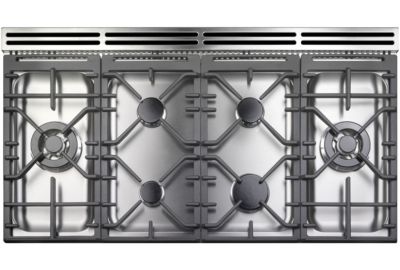 Piano de cuisson gaz FALCON ELISE 110 VERT MINERAL MAT NICKEL BROSSÉ