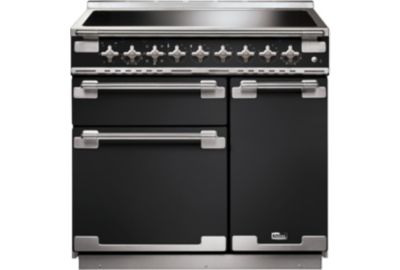 Piano de cuisson induction FALCON ELISE 90 CHARBON Mat satiné NICKEL