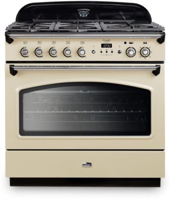 Piano de cuisson gaz FALCON CLASSIC FX  TAB GAZ 90 CM CREME CHROME