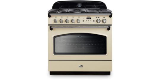 Piano de cuisson gaz FALCON CLASSIC FX  TAB GAZ 90 CM CREME CHROME