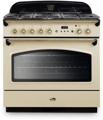 Piano de cuisson gaz FALCON CLASSIC FX  TAB GAZ 90 CMCREME LAITON