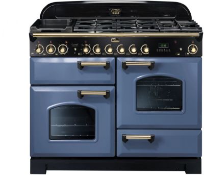 Piano de cuisson mixte FALCON CLASSIC DELUXE 110  ROCHE BLEUE LAITON