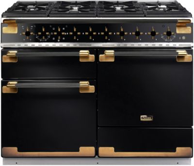 Piano de cuisson gaz FALCON ELISE LUXE TAB GAZ 110 CMNOIR LAITON