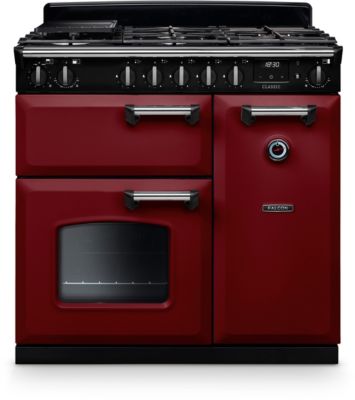 Piano de cuisson gaz FALCON NGC TAB GAZ 90 CM BORDEAUX CHROME