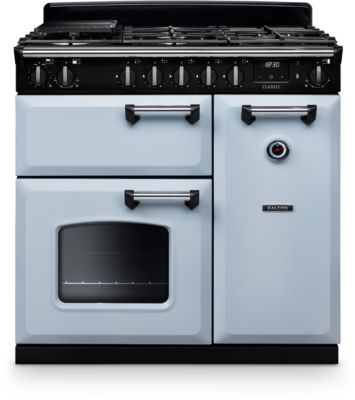 Piano de cuisson gaz FALCON NGC TAB GAZ 90 CM BLEU PASTEL CHROME