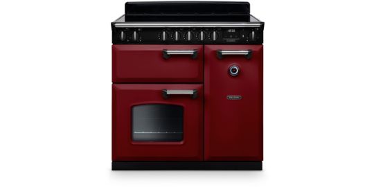 Piano de cuisson induction FALCON NGC TAB IND 90 CM BORDEAUX CHROME