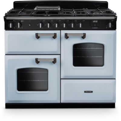 Piano de cuisson gaz FALCON NGC OC TAB GAZ 110 CM BLEU PASTEL CHROME