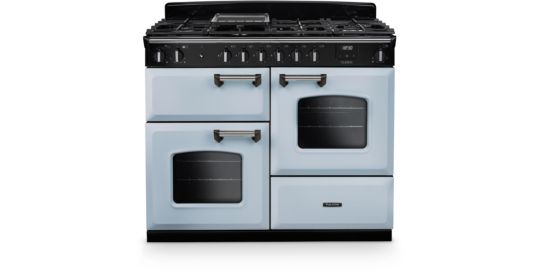 Piano de cuisson gaz FALCON NGC OC TAB GAZ 110 CM BLEU PASTEL CHROME