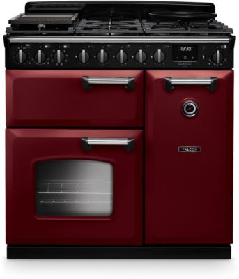 Piano de cuisson gaz FALCON NGC TAB GAZ 90 CM BORDEAUX CHROME