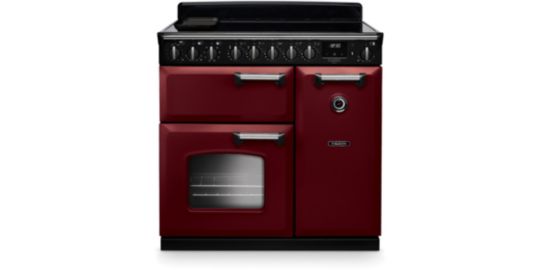 Piano de cuisson induction FALCON NGC TAB IND 90 CM BORDEAUX CHROME
