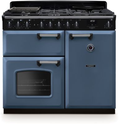 Piano de cuisson gaz FALCON NGC TAB GAZ 100 CM ROCHE BLEUE CHROME