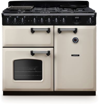 Piano de cuisson gaz FALCON NGC TAB GAZ 100 CM CREME PASTEL CHROME