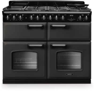 Piano de cuisson mixte FALCON NGC TAB MIX 110 CM ARDOISE CHROME