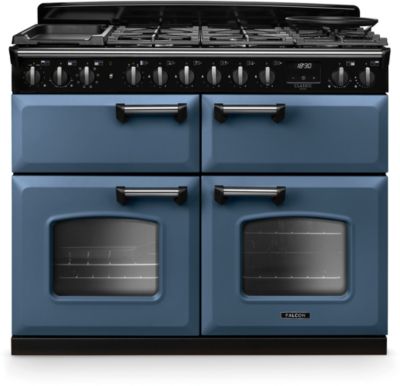 Piano de cuisson mixte FALCON NGC TAB MIX 110 CM ROCHE BLEUE CHROME