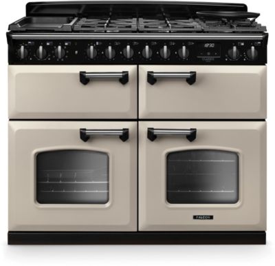 Piano de cuisson mixte FALCON NGC TAB MIX 110 CM CREME PASTEL CHROME