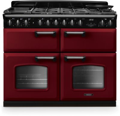 Piano de cuisson mixte FALCON NGC TAB MIX 110 CM BORDEAUX CHROME