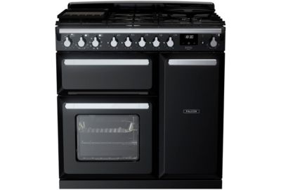 Piano de cuisson gaz FALCON ESTEL DELUXE TAB GAZ 90 CM NOIR BRILLANT