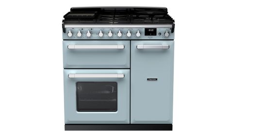 Piano de cuisson gaz FALCON ESTEL DELUXE TAB GAZ 90 CM BLEU PASTEL C