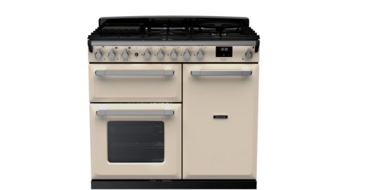 Piano de cuisson induction FALCON ESTEL DELUXE TAB IND 90 CM CREME PASTEL