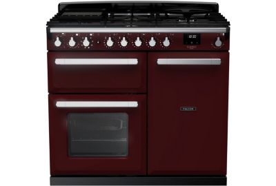 Piano de cuisson induction FALCON ESTEL DELUXE TAB IND 90 CM BORDEAUX CHRO