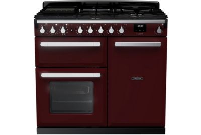 Piano de cuisson induction FALCON ESTEL DELUXE TAB IND 90 CM BORDEAUX CHRO