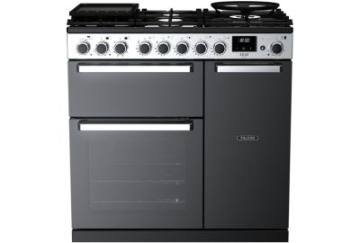 Piano de cuisson gaz FALCON EDGE DELUXE  TAB GAZ 90 CM VERRE NOIR C