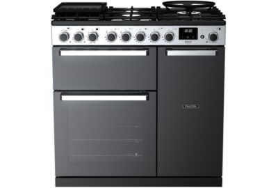 Piano de cuisson gaz FALCON EDGE DELUXE  TAB GAZ 90 CM VERRE NOIR C