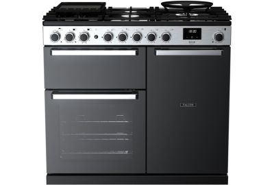 Piano de cuisson gaz FALCON EDGE DELUXE  TAB GAZ 100 CM VERRE NOIR