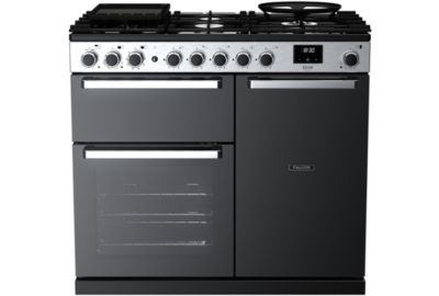 Piano de cuisson gaz FALCON EDGE DELUXE  TAB GAZ 100 CM VERRE NOIR
