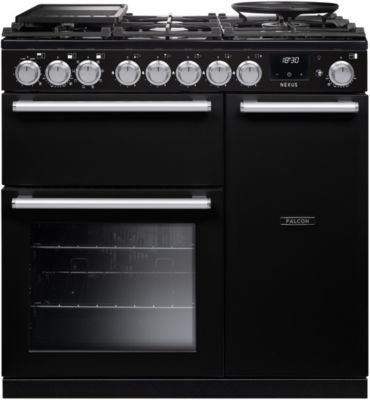 Piano de cuisson gaz FALCON NEXUS NGC TAB GAZ 90 CM NOIR CHROME