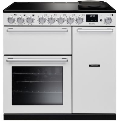 Piano de cuisson induction FALCON NEXUS NGC TAB IND 90 CM BLANC CHROME