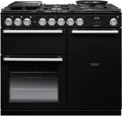 Piano de cuisson gaz FALCON NEXUS NGC TAB GAZ 100 CM NOIR CHROME