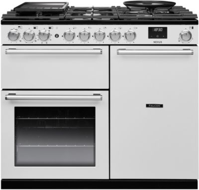 Piano de cuisson gaz FALCON NEXUS NGC TAB GAZ 100 CM BLANC CHROME