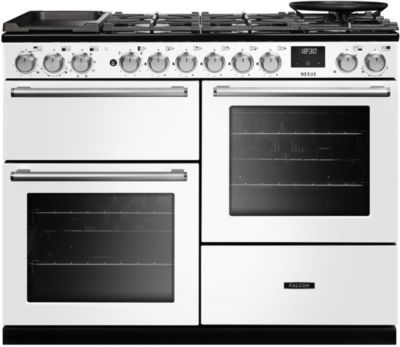 Piano de cuisson mixte FALCON NEXUS NGC OC  TAB GAZ 110 CM BLANC CHROM