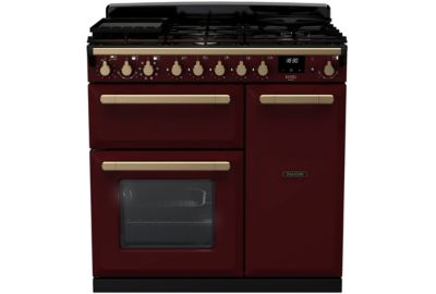 Piano de cuisson gaz FALCON ESTEL DELUXE TAB GAZ 90 CM BORDEAUX LAIT