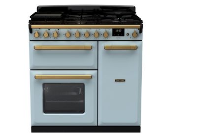 Piano de cuisson gaz FALCON ESTEL DELUXE TAB GAZ 90 CM BLEU PASTEL