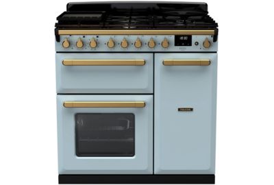 Piano de cuisson gaz FALCON ESTEL DELUXE TAB GAZ 90 CM BLEU PASTEL