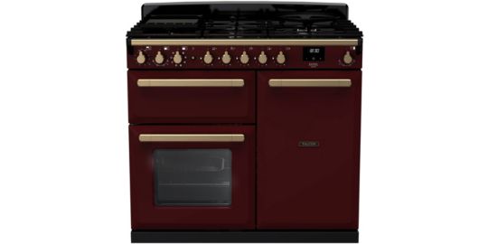 Piano de cuisson induction FALCON ESTEL DELUXE TAB IND 90 CM BORDEAUX LAIT
