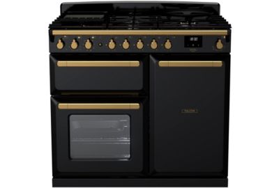 Piano de cuisson gaz FALCON ESTEL DELUXE TAB GAZ 100 CM NOIR BRILLAN