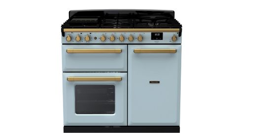 Piano de cuisson gaz FALCON ESTEL DELUXE TAB GAZ 100 CM BLEU PASTEL